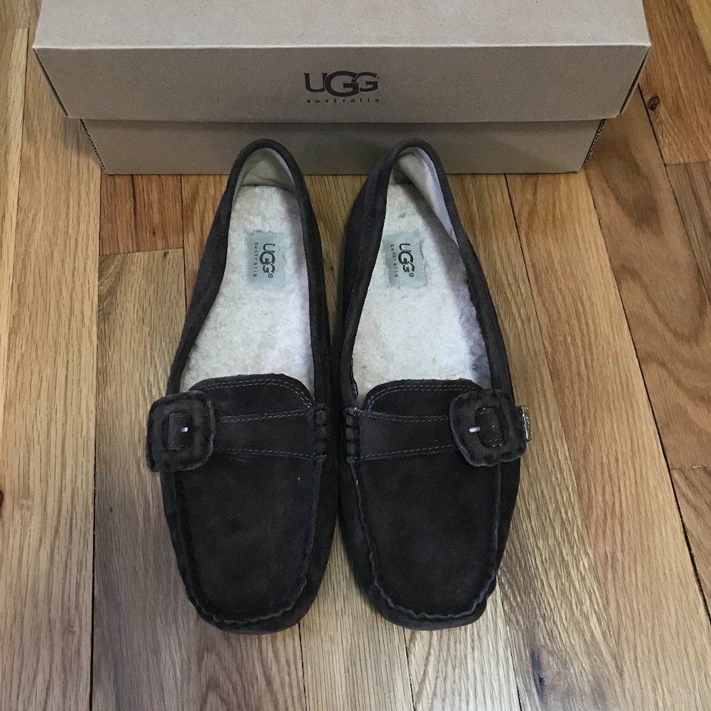 UGG® Australia 'Thelma' Moccasin - Espresso Brown